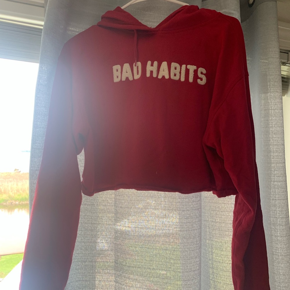 Cropped sweatshirt